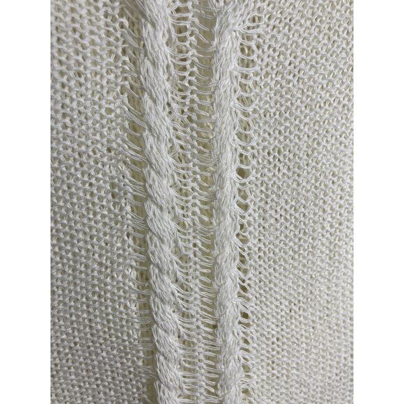 POL Ivory Lightweight Hoodie Pullover Sweater L - Picture 3 of 5